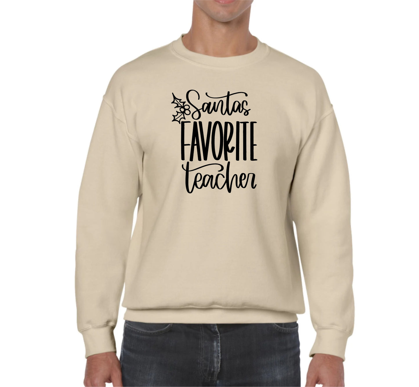 Christmas Sweater "Santa's Favorite Teacher"