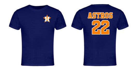 Houston Astros T-shirt "Astros 22"