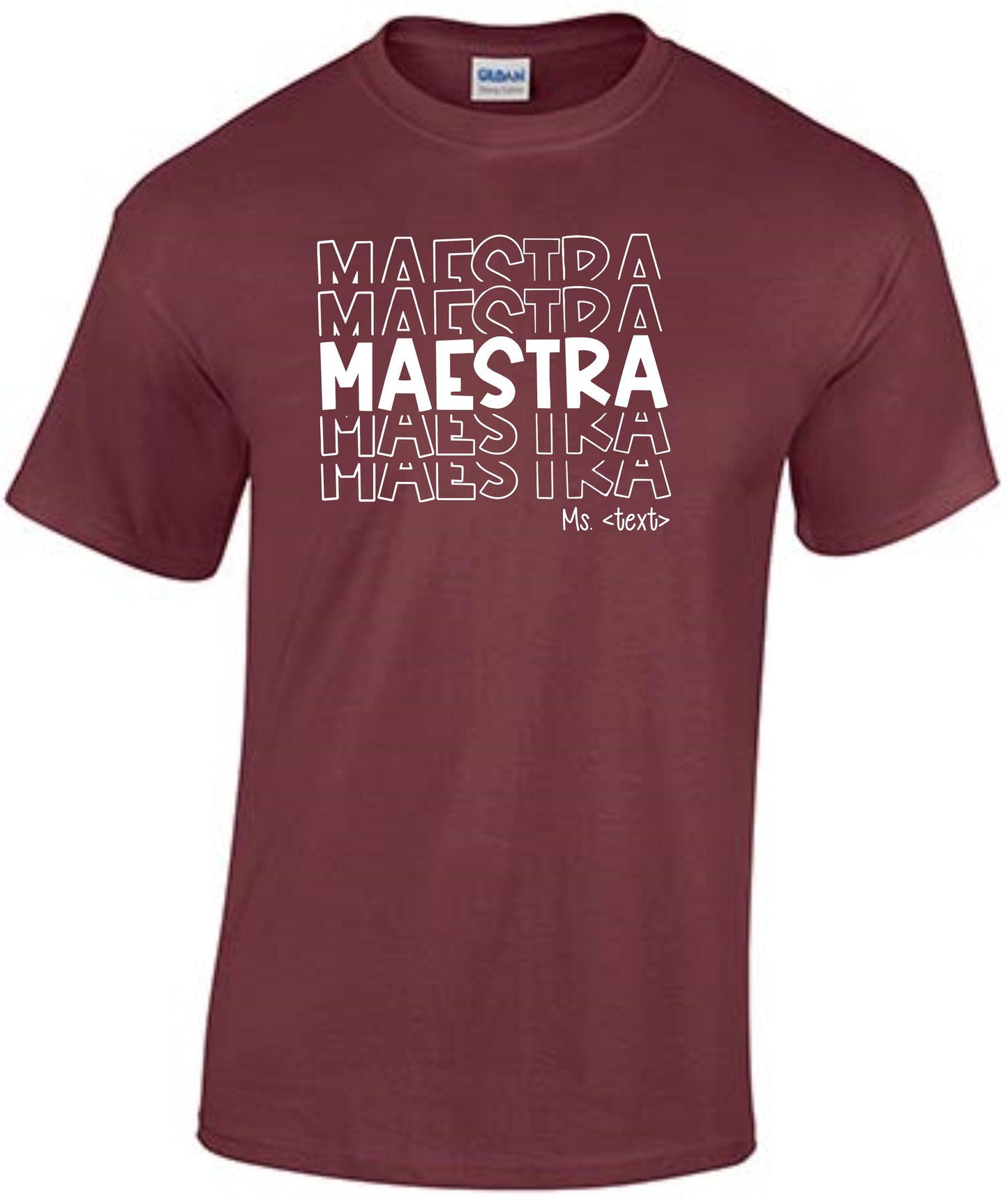 Teacher T-Shirt "Maestra"